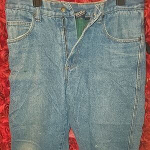 Smith's 1906 Mens Blue Denim Relaxed Fit Fleece Lined Jeans Size 32 X 32